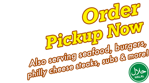 Order Pick up Also serving seafood, burgers, philly cheese steaks, subs and more